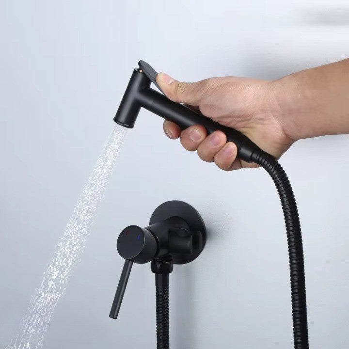 Brehn | Always Clean Wandmontiertes Bidet Spray Wasserhahn Set