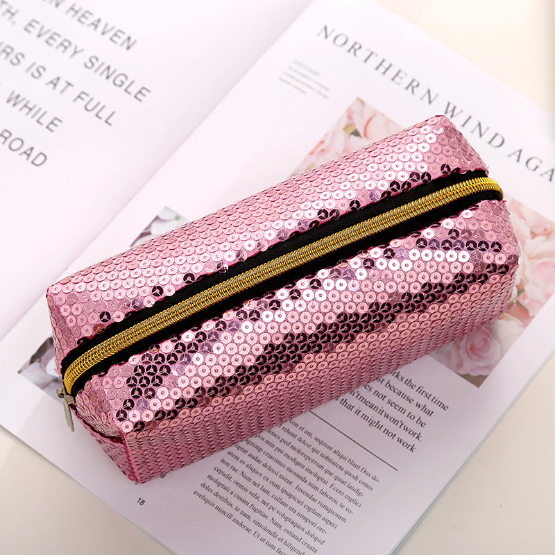 Glitzerndes Pailletten Federmäppchen