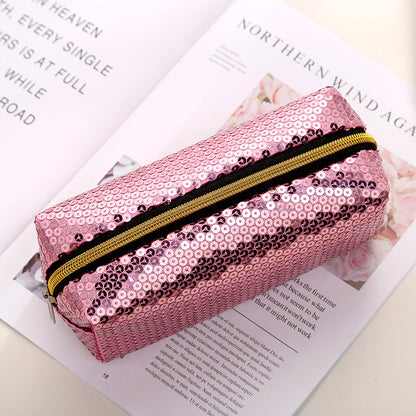 Glitzerndes Pailletten Federmäppchen