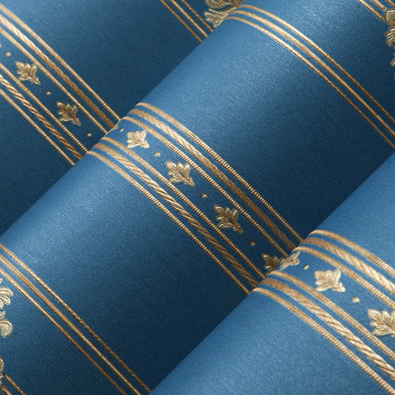 Brehn | Nordic Nostalgic Damast Tapete Vlies 31' x 20,5" Ungeklebt
