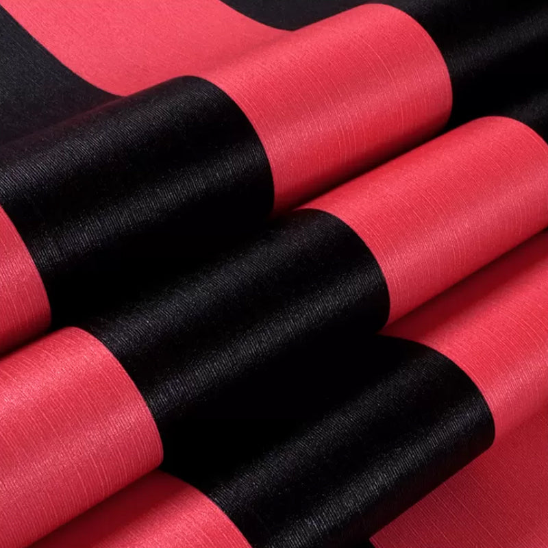 Brehn | Einfache breite Streifen Nicht-klebende Tapete für Kaffeezimmer und Bekleidungsgeschäft, 33-Fuß x 20,5-Zoll