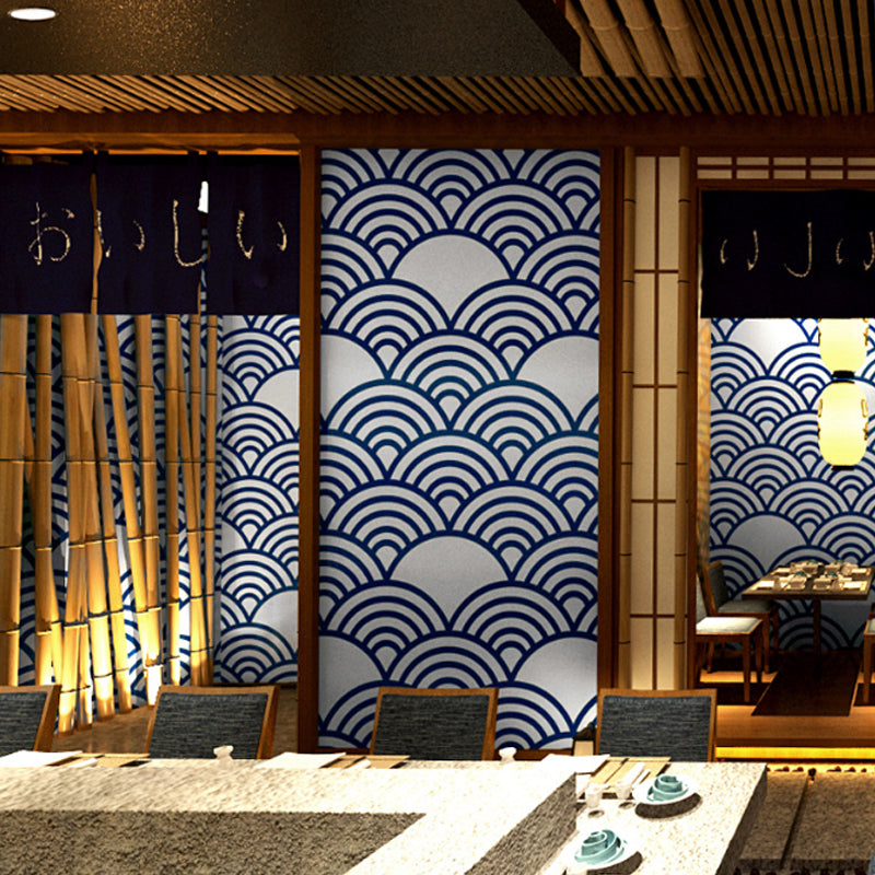Brehn | Japanisches Restaurant Tapete Ukiyoe Malerei Welle, 31-Fuß x 20,5-Zoll, Nicht-beklebt