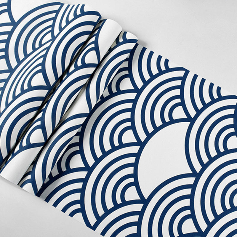 Brehn | Japanisches Restaurant Tapete Ukiyoe Malerei Welle, 31-Fuß x 20,5-Zoll, Nicht-beklebt