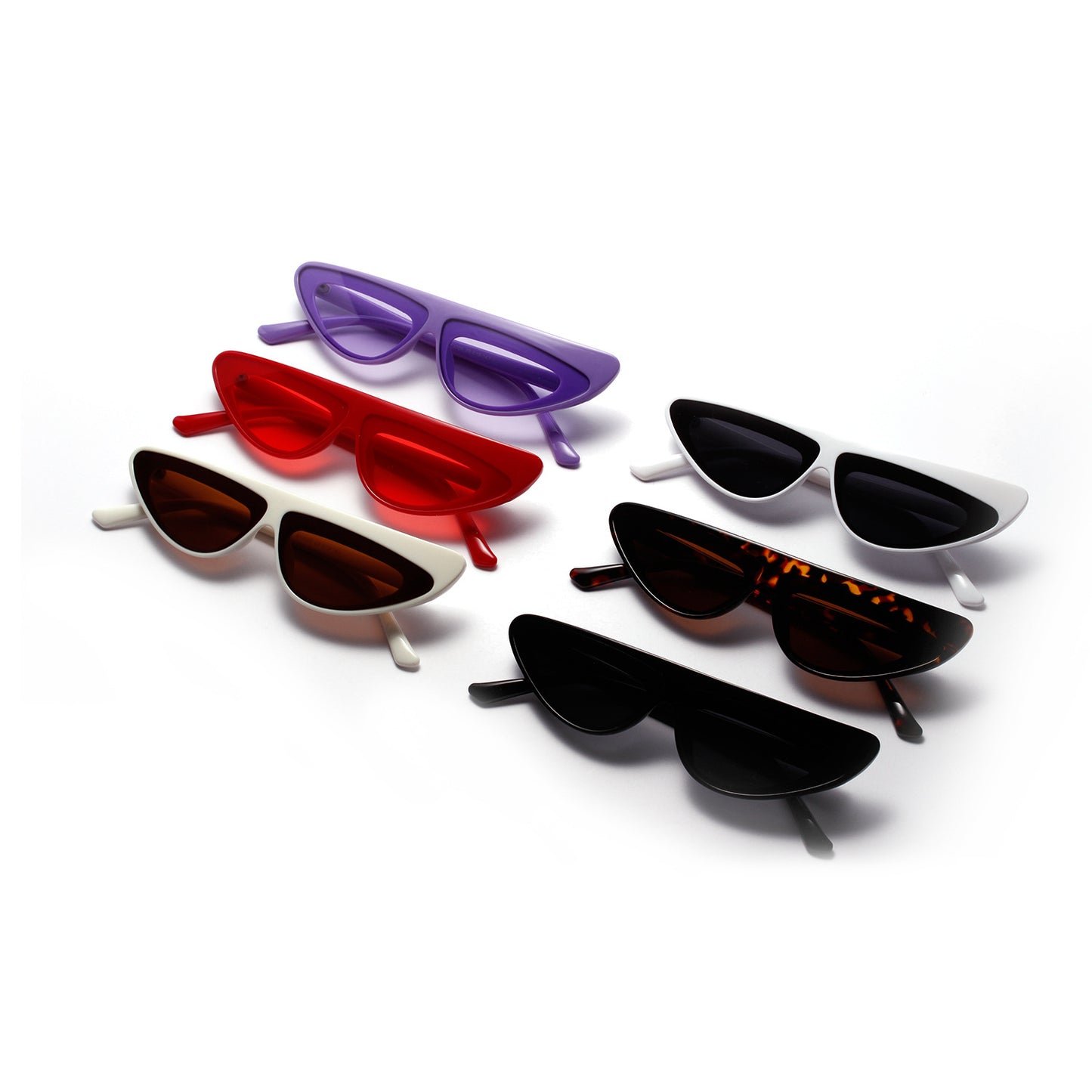 Damen Cat-Eye Sonnenbrille mit angesagtem asymmetrischen Design Brehn