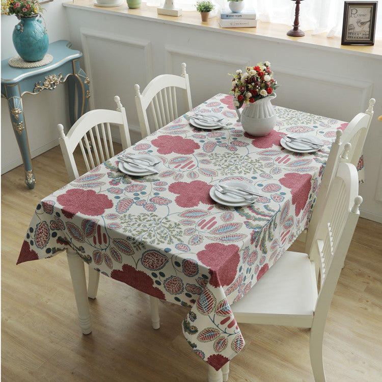 Elegante florale Tischdecke