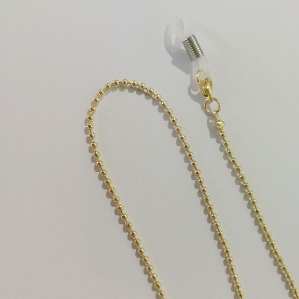 Brillenhalterkette mit Metallkugeln Brehn