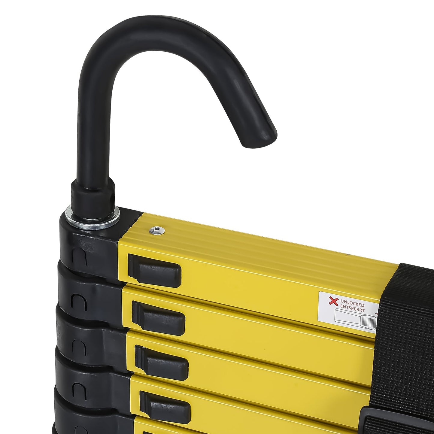 Teleskopleiter Aluminium mit Abnehmbarem Haken | Brehn
