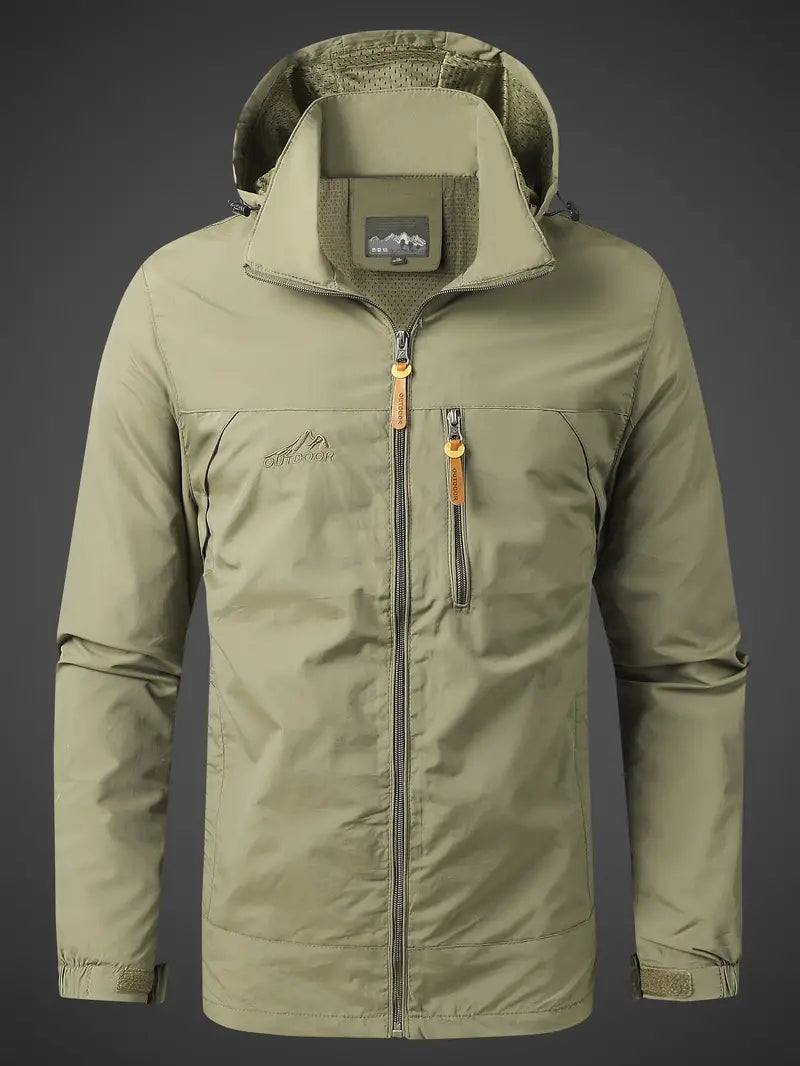 Brehn | Wasser- und Winddichte Herren Outdoor Jacke für alle Aktivitäten