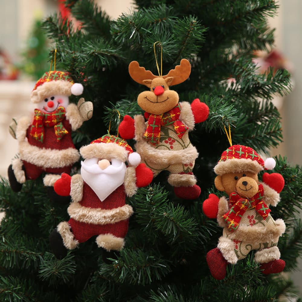 Brehn | 4-teilige Weihnachts-Hängedrahtwidgets