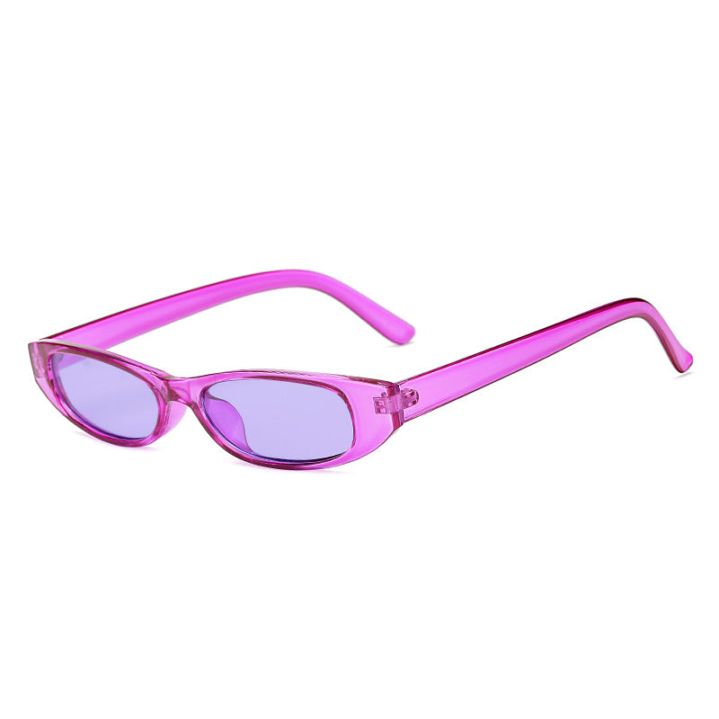 Damen schicke Sonnenbrille mit modernem Design und schmalem Rahmen Brehn