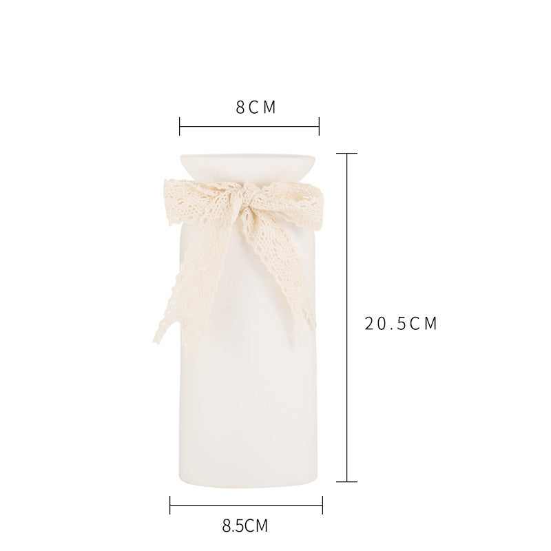 Elegante rustikale Keramikvase
