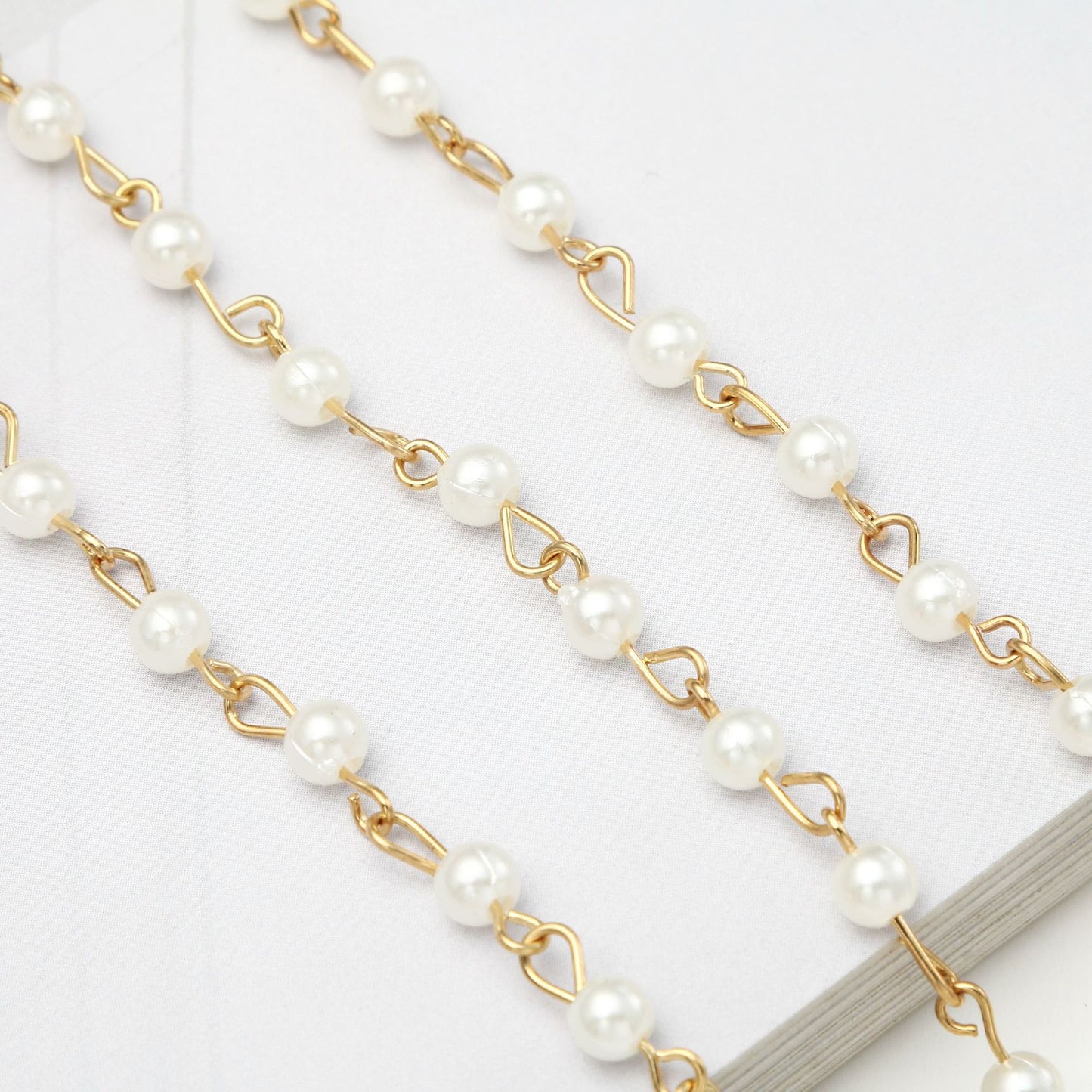 Elegante Perlen Brillen Kette Brehn