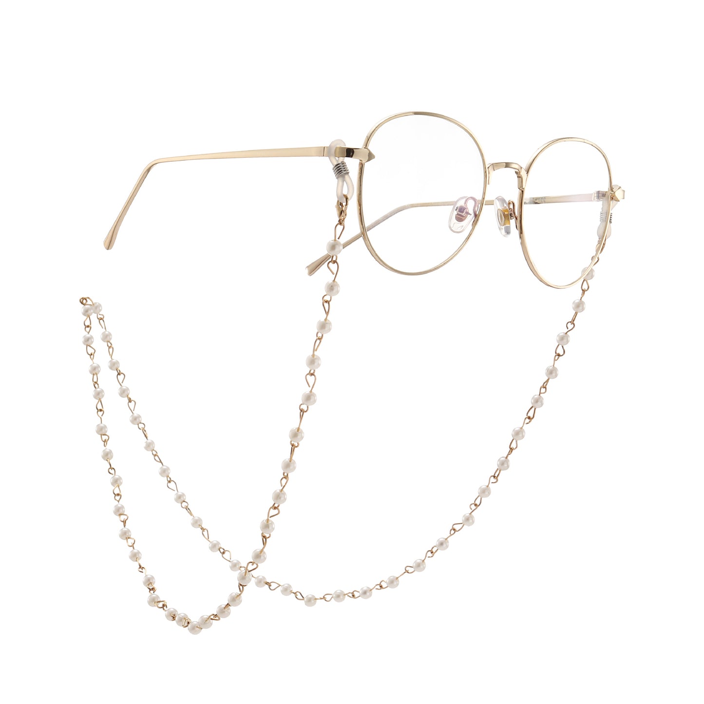 Elegante Perlen Brillen Kette Brehn
