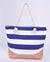 Große Maritime Strandtasche mit Stabilen Seilgriffen Brehn