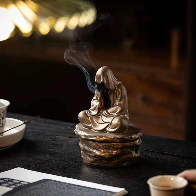 Brehn | Silent Monk Rückstrom Keramik Räuchergefäß