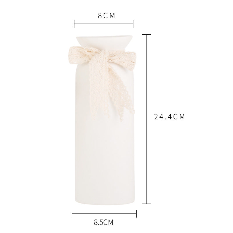 Elegante rustikale Keramikvase