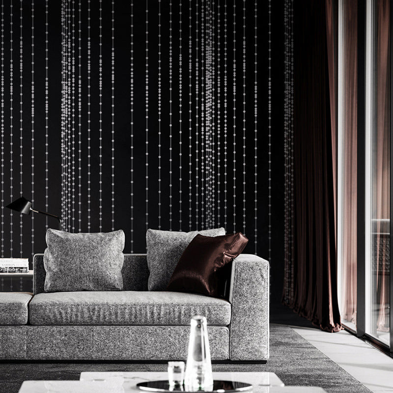 Brehn | Abstract 3D Kraal Gordijn Wanddecoratie Niet-Gelijmd Muurbedekking voor Gastenkamer, 20.5"W x 33'L