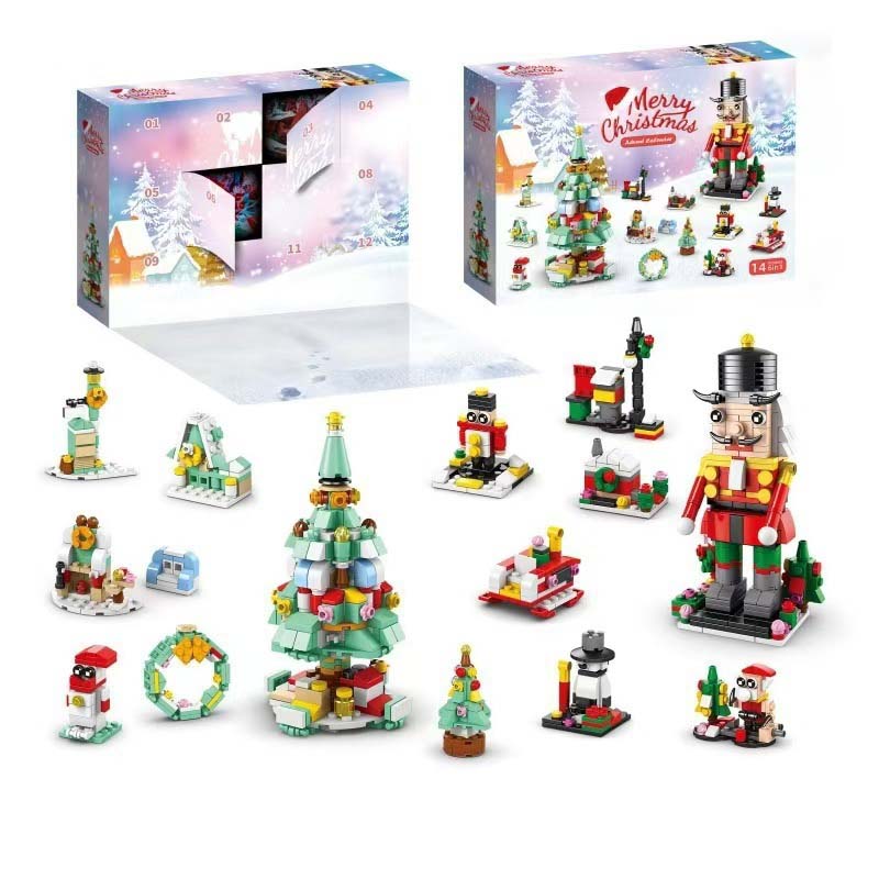 Brehn | 2024 Weihnachts-Bausteine Geschenkbox