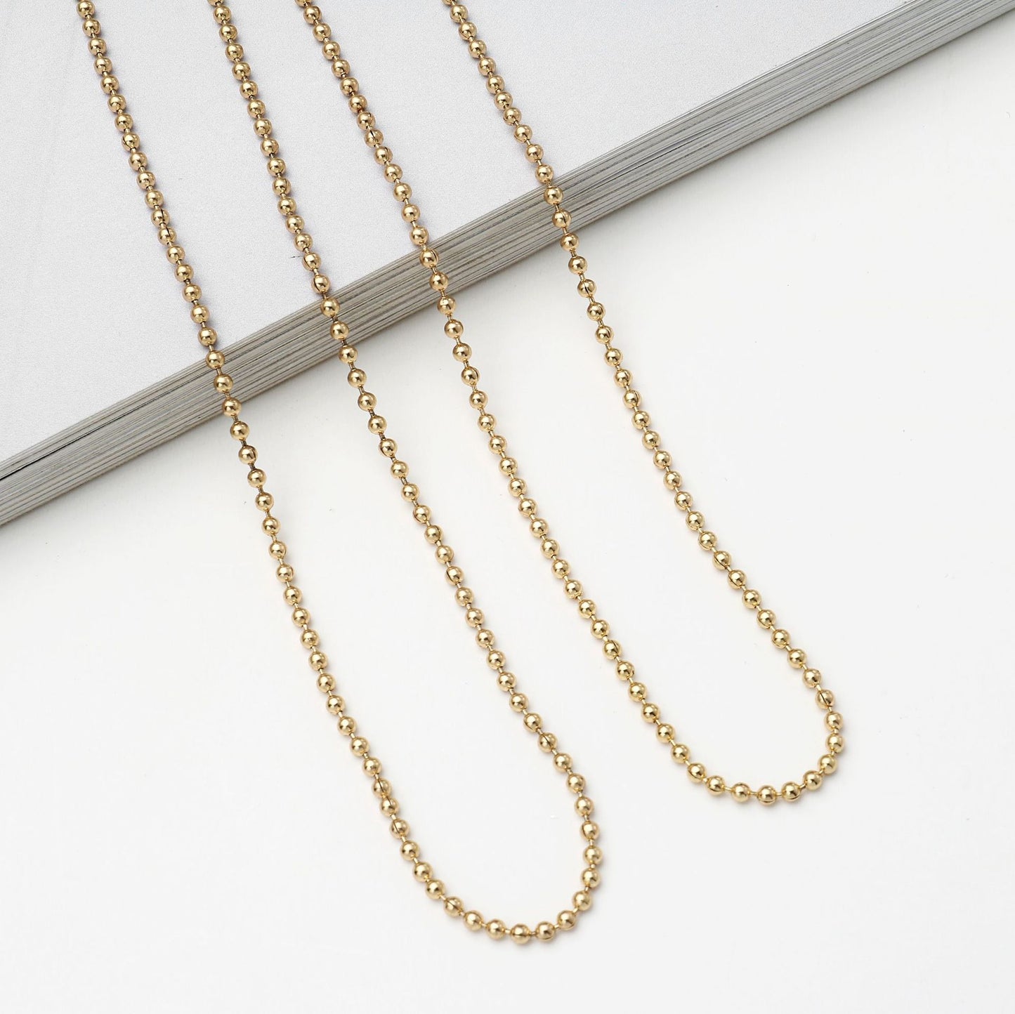 Brillenhalterkette mit Metallkugeln Brehn