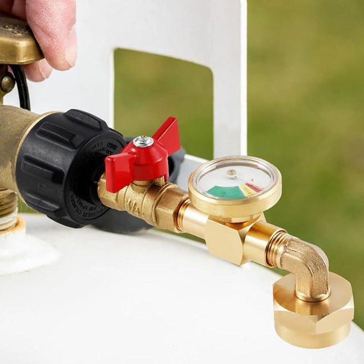 Brehn | Propan-Gas Nachfülladapter mit Ventil