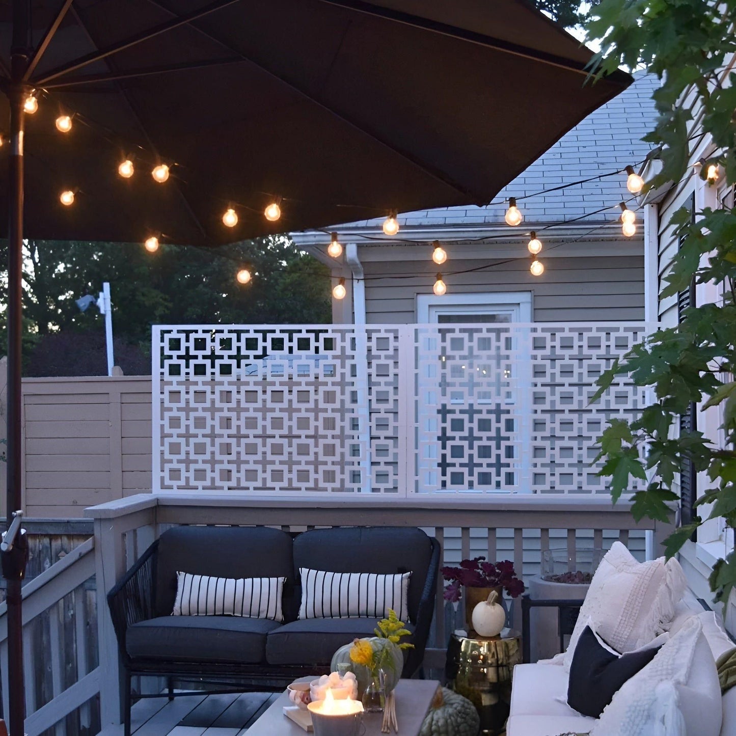FairyFlicker Lichterketten - Luxuriöse Terrassenbeleuchtung mit wasserdichtem Schutz | Brehn