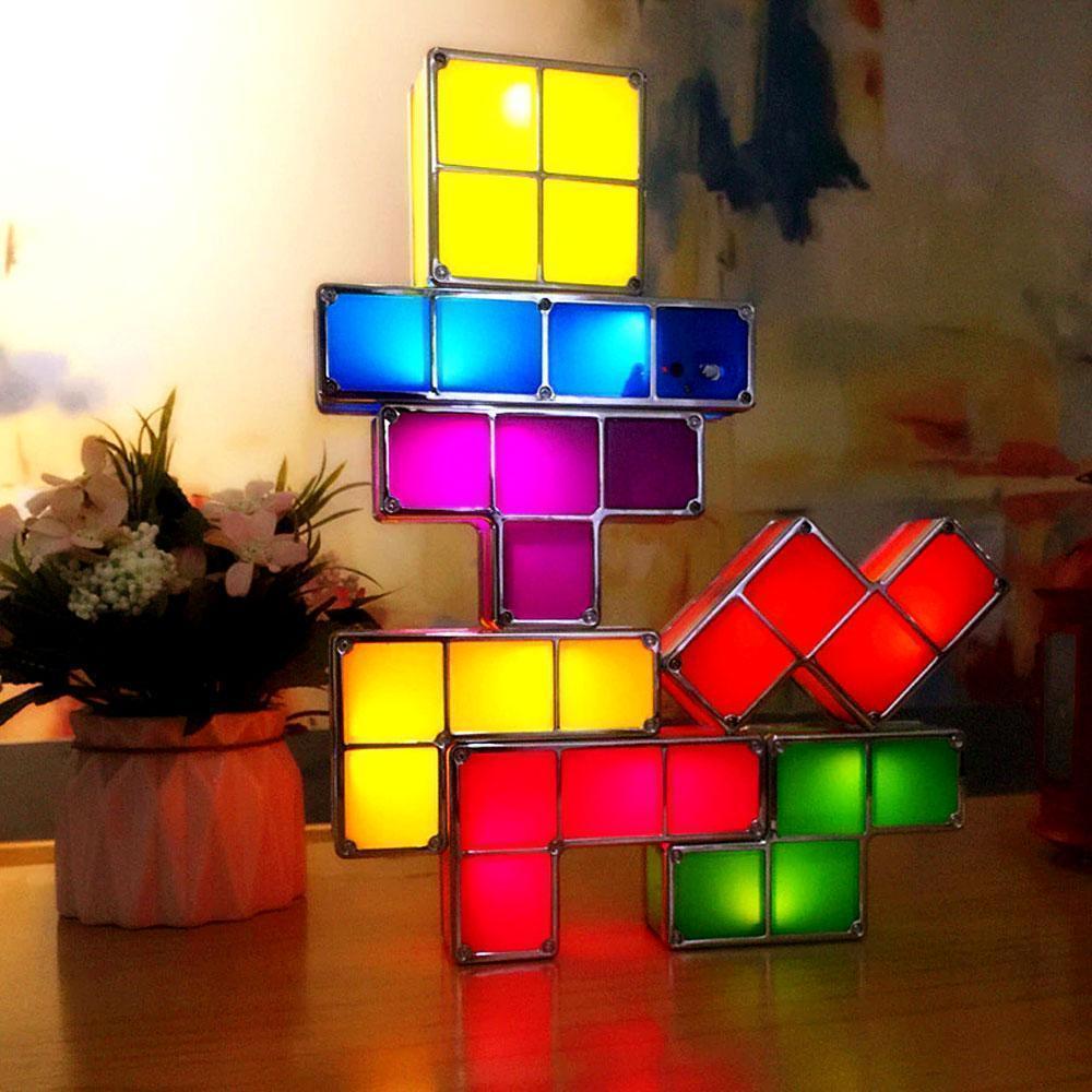 Tetris Stapelbares LED Nachtlicht | Brehn