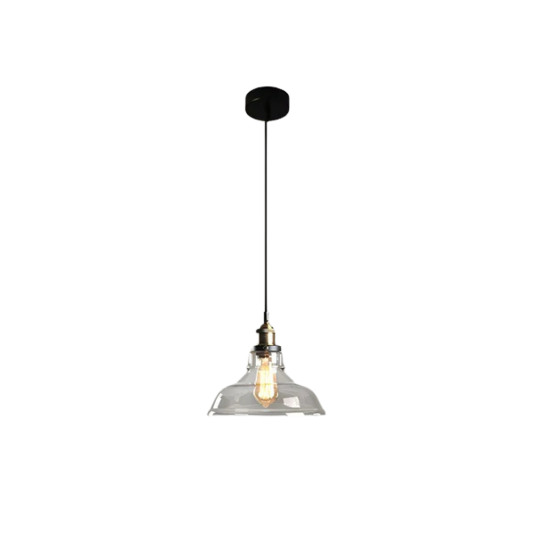 Brehn | Vintage Pendelleuchte Glas | Stylische Esstischlampe