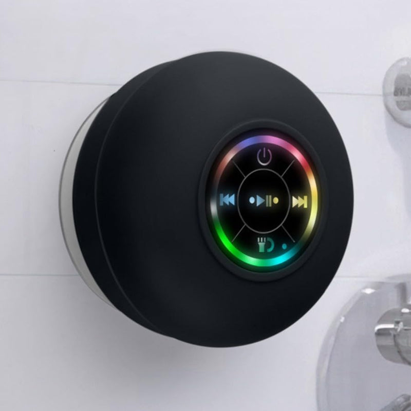 Brehn | Mini Bluetooth-Duschlautsprecher mit LED-Licht