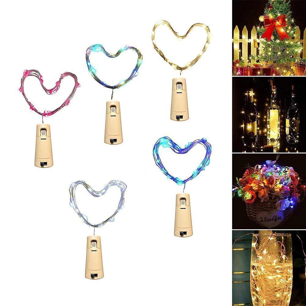 LED-Weinflaschenlichter Kork Nachtlicht DIY Decor Lift - Stück | Brehn