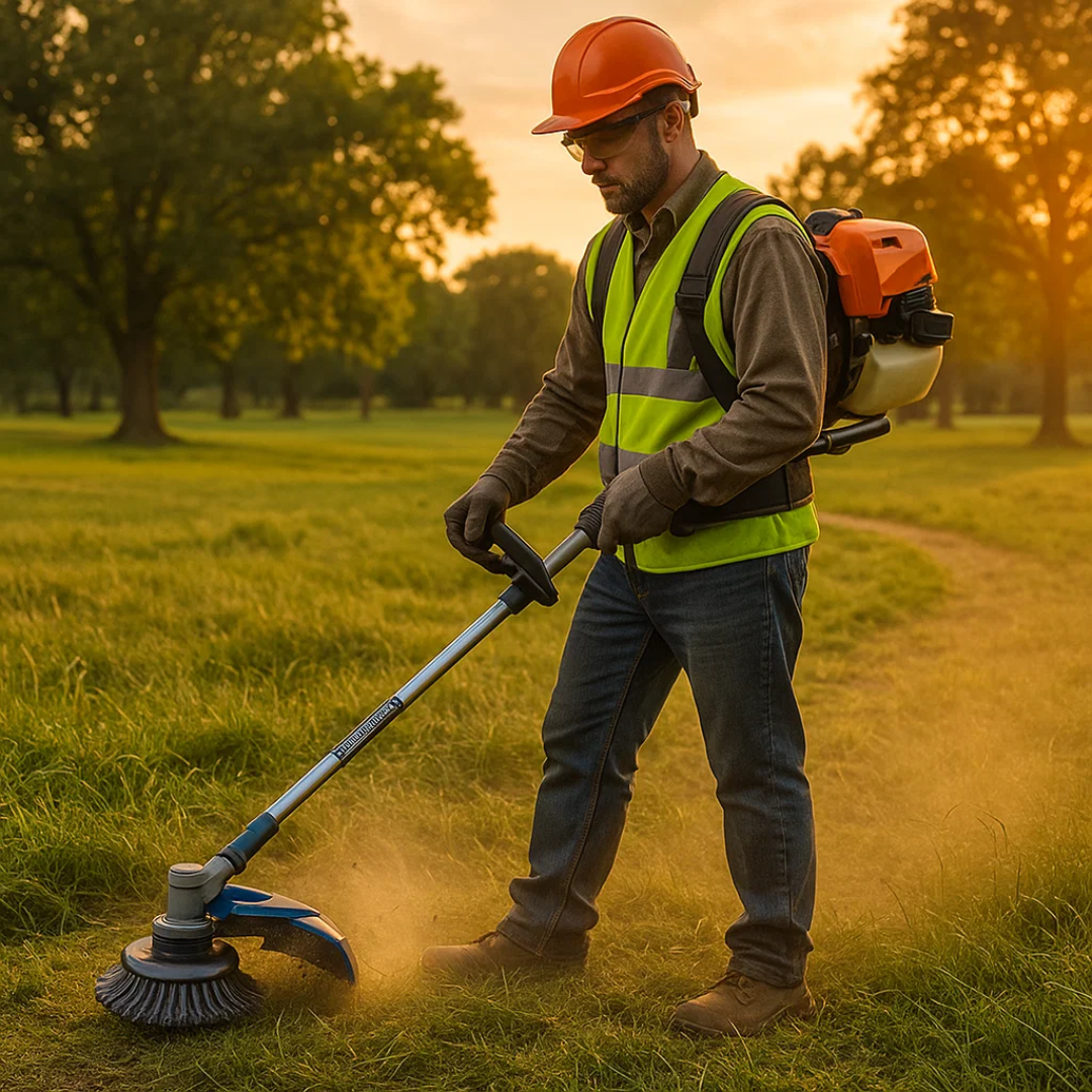 GrassCut TurboHead – Universelle 6-Klingen Unkrautbürste für Trimmer | Brehn