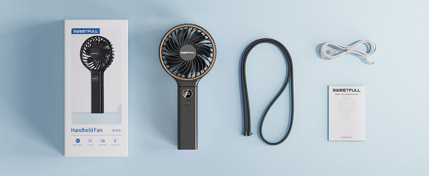 Handventilator, Tragbarer Ventilator 5000mAh | Brehn