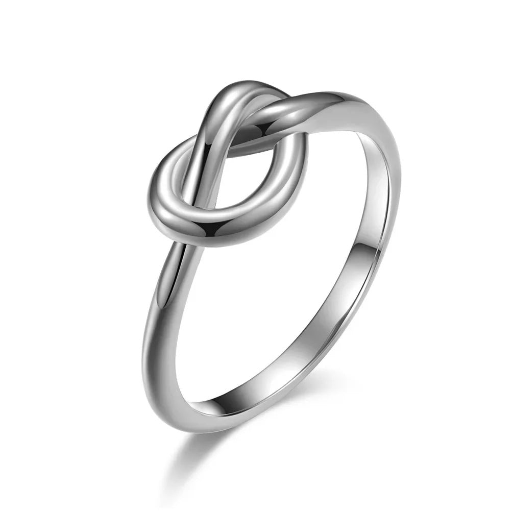 Brehn | Zierliches Herz Knoten Bond Ring