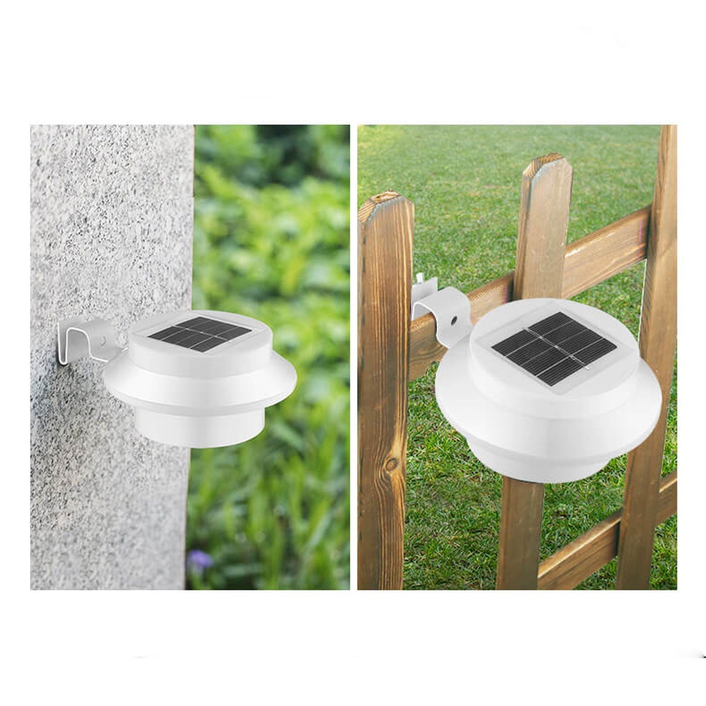 Solarzylinder-LED-Außen-Wasserdichte-Zaun-Wand-Sconces-Lampe | Brehn