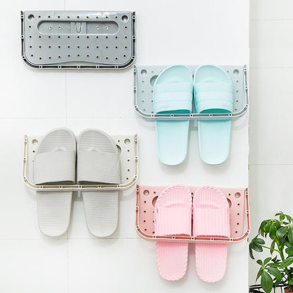 Schuhregal mit integriertem Wandhalter zur Wandmontage | Brehn