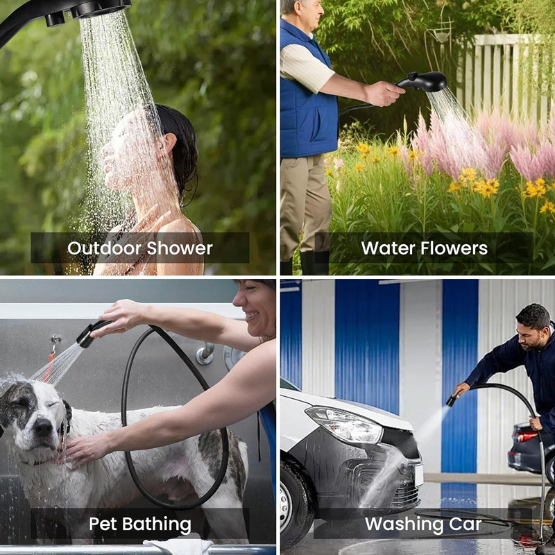 Brehn | Tragbare wiederaufladbare Outdoor Camping Duschpumpe