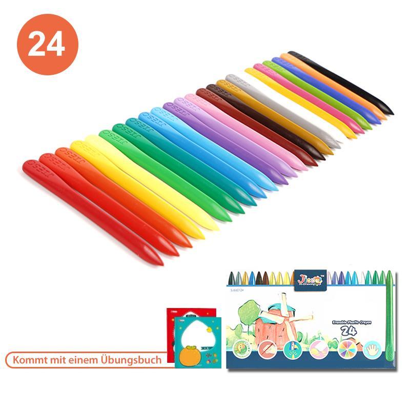 Brehn | Kindertagsgeschenke Plastikpinsel Set für Kinder mit Übungsbuch