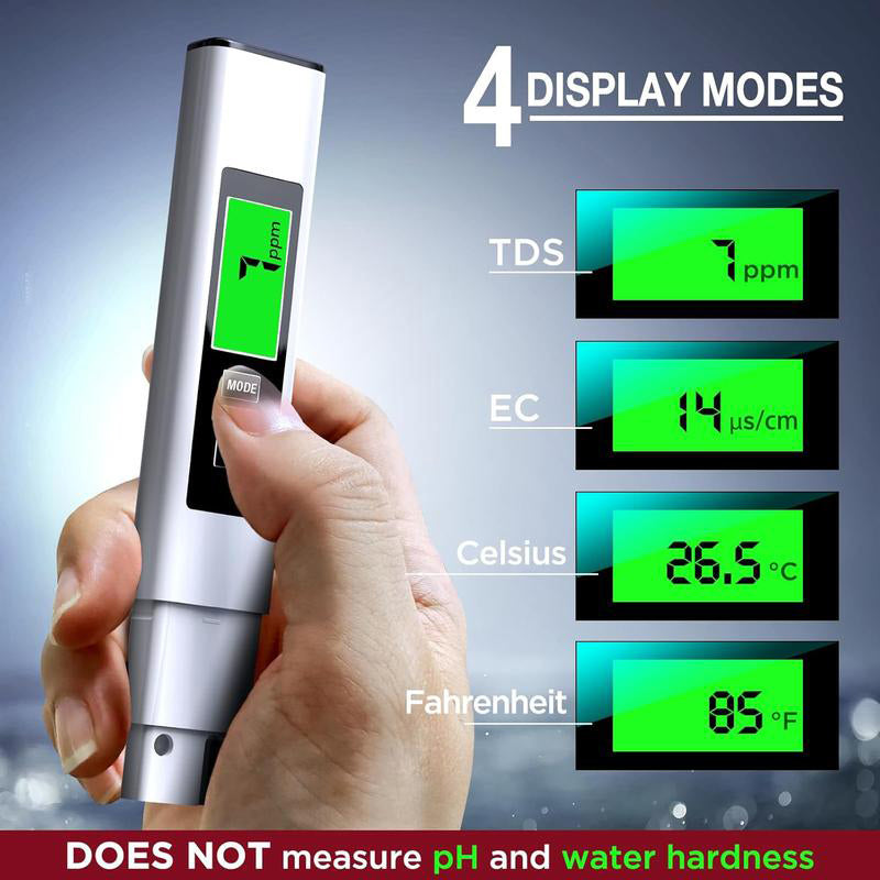 Brehn | Neuer 4 in 1 Tds Meter Digital Wasser Tester