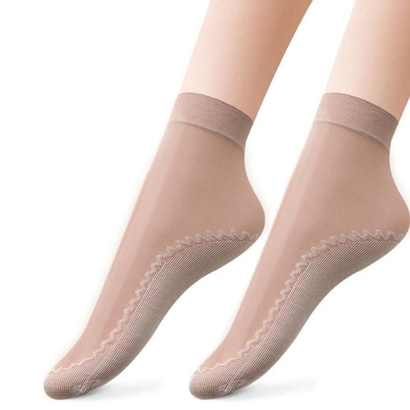 Seidige Baumwolle Anti-Rutsch Socken | Brehn