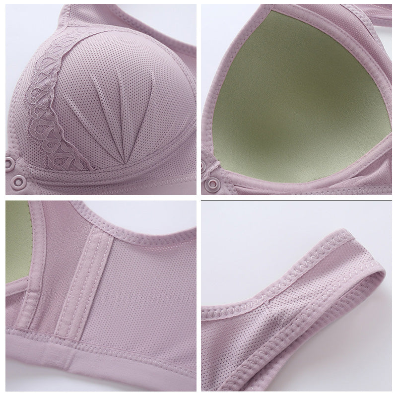 Brehn | Front Button Breathable Skin-Friendly Bra