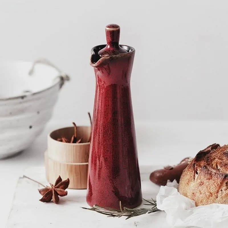 Nordische Keramikflasche für Öl und Gewürze – 120 ml