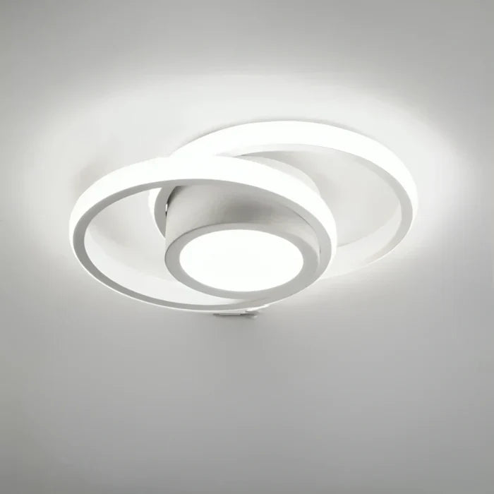 Brehn | Moderne LED-Deckenlampe mit doppeltem Ringdesign - Twilight-Ringe