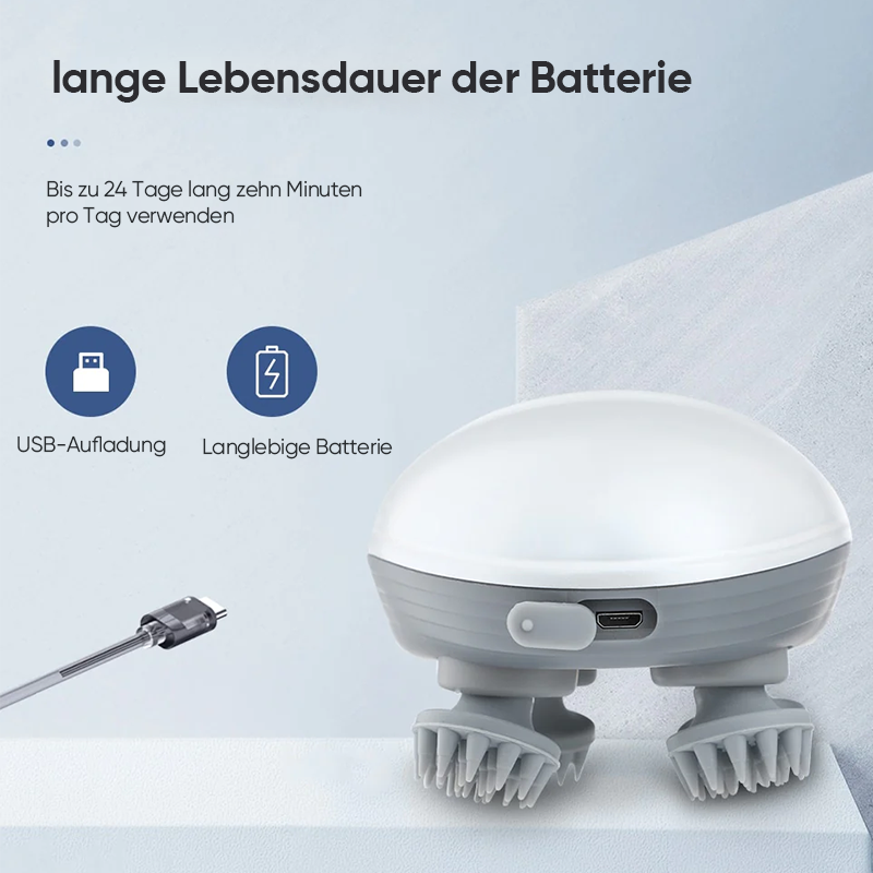 Mini Kopfmassagegerät, verfügbar für Haustiere und Menschen | Brehn