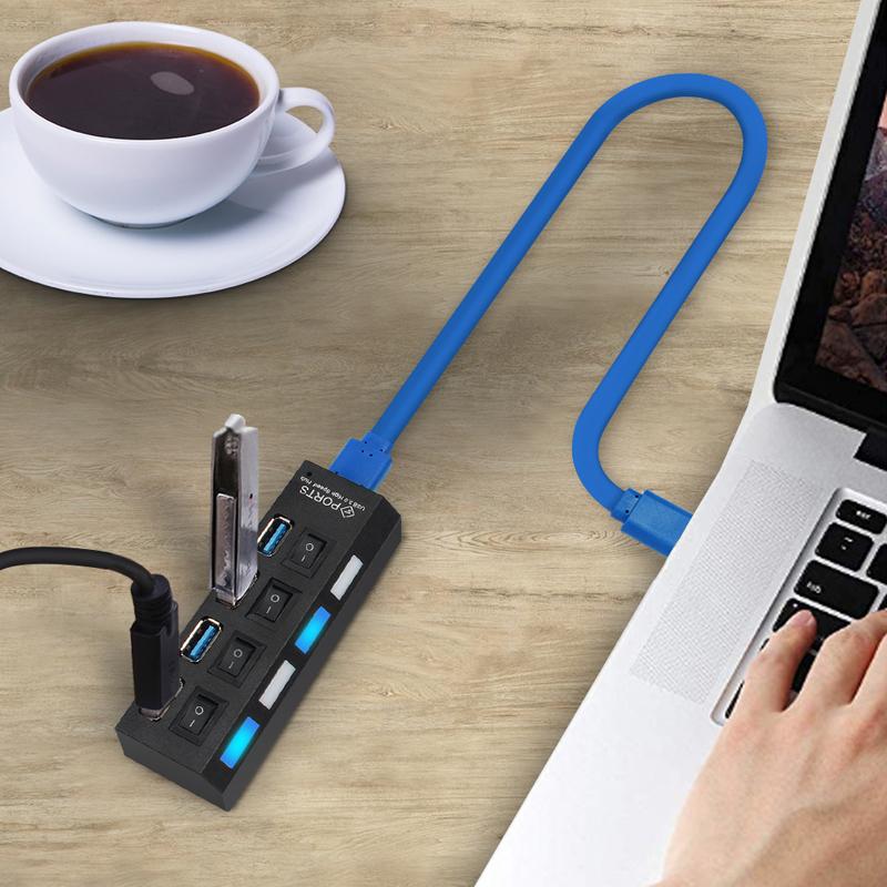Brehn | Hochgeschwindigkeits-USB-Hub mit mehreren Anschlüssen