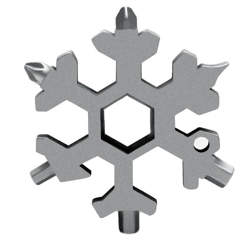 Vorweihnachtsverkauf18-in-1 Edelstahl Schneeflocken Multi-tool | Brehn