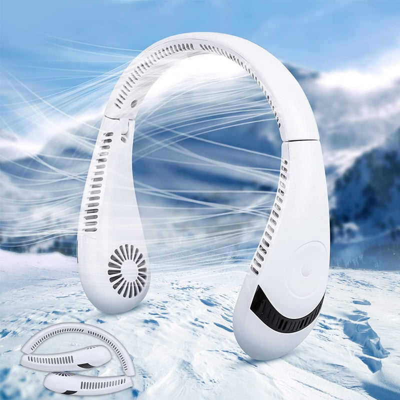 Wiederaufladbarer flügelloser tragbarer Halsventilator | Brehn