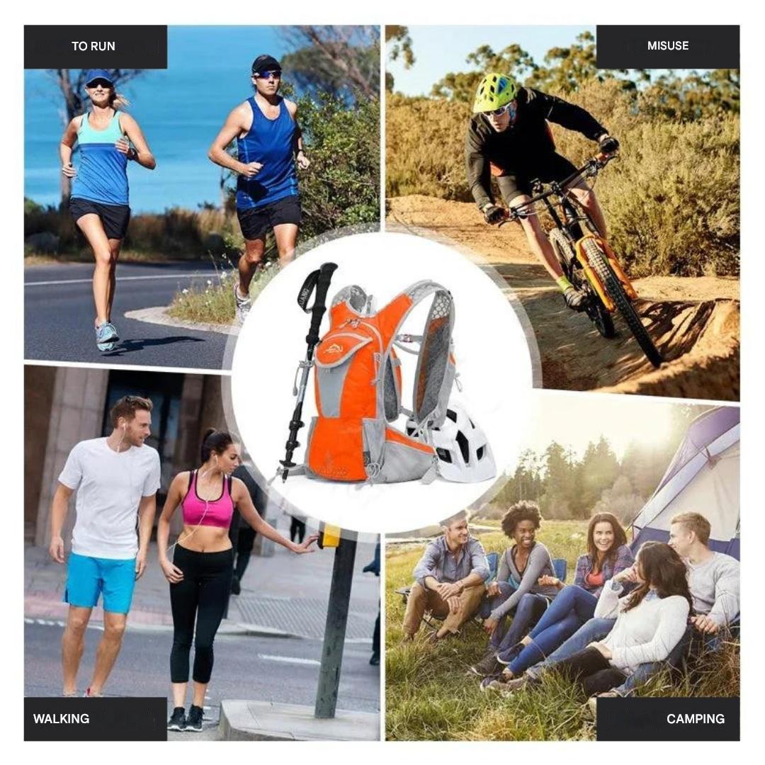 HydroTrail Rucksack mit eingebautem Wasserbeutel – Leicht & Wasserdicht | Brehn