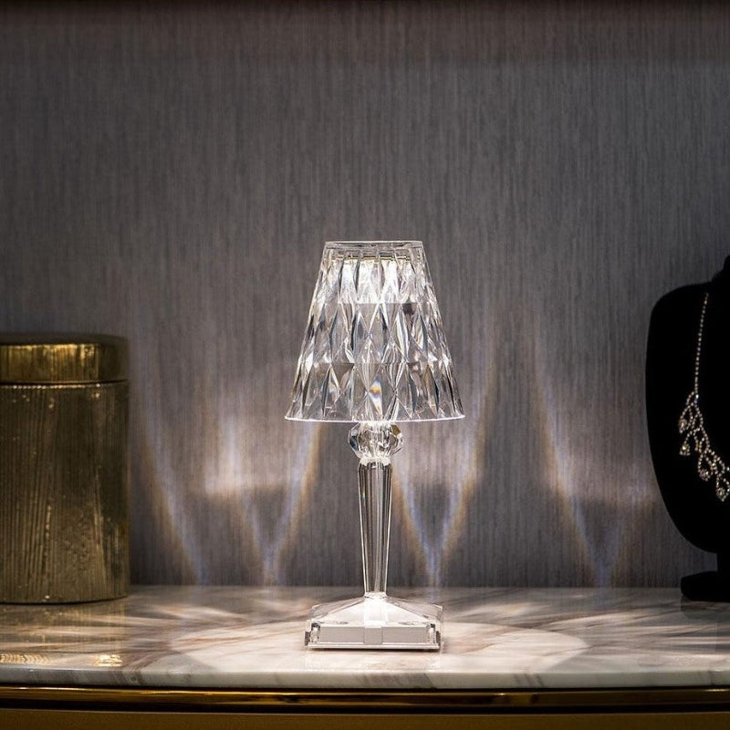 Kristall Tischlampe mit Touch-Steuerung - LumeCrystal | Brehn