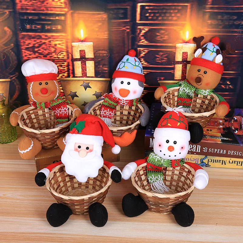 Brehn | Weihnachtsbonbon geflochtener Korb