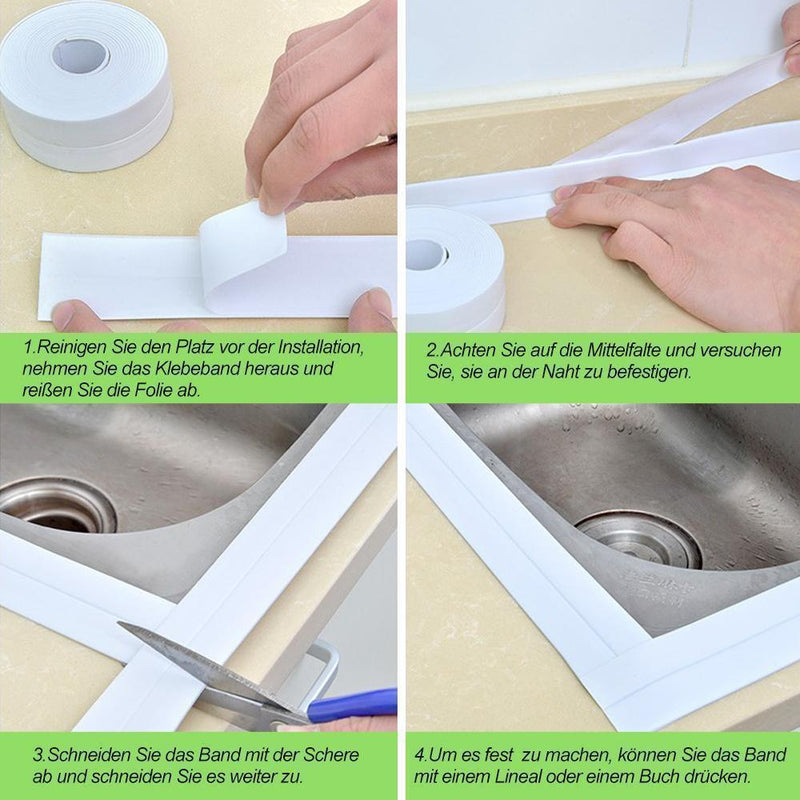 Wasserdichtes Reparaturband für Badewanne/Badezimmer/Küche | Brehn