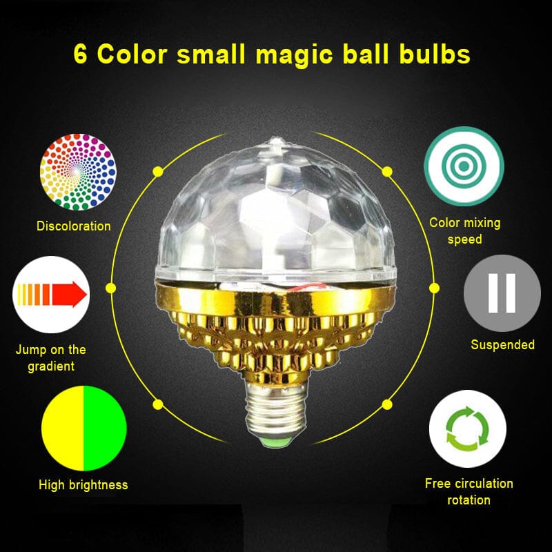 LED Disco Ball Bunte Rotierende Glühbirne | Brehn